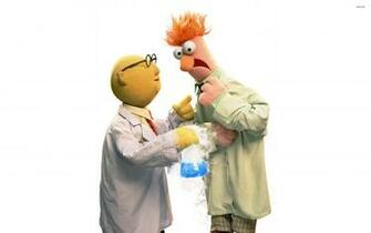 Dr Bunsen Honeydew And Beaker Wallpaper Cartoon