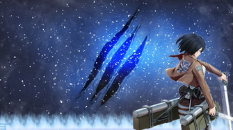 Attack On Titan Mikasa Wallpaper By Etrnlpanda