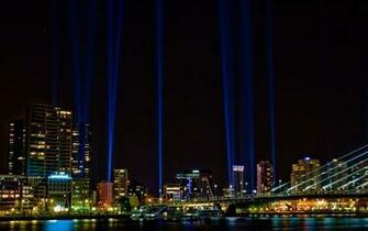 Lights Along The Fire Line Memorialize Bombing Of Rotterdam