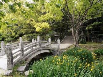 Japanese Garden HD Background Wallpaper
