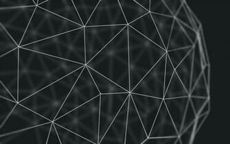 Abstract Sphere 3d Geometry Wallpaper