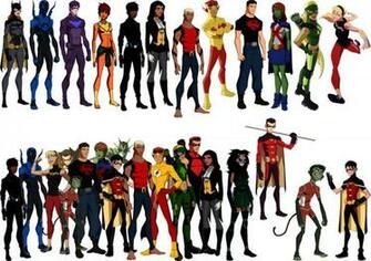 Young Justice Cast Wallpaper HD Bee