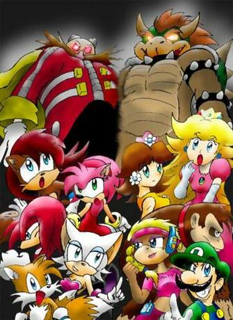 Sonic And Mario Background By Antyep