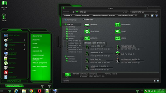 Windows Theme Green Limbo By Newthemes