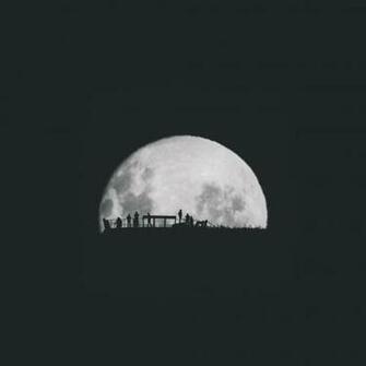 Ios7 Moon Silhouettes Parallax HD iPhone iPad Wallpaper