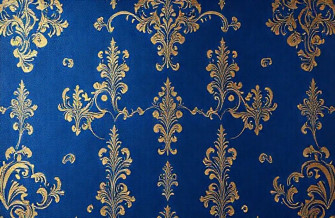 Royal Blue And Gold Wallpaper