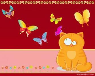 Cartoon Cats Wallpaper
