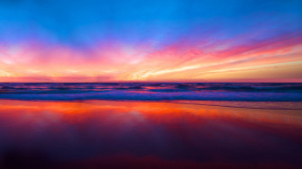 A Stunning Sunset Sky Wallpaper