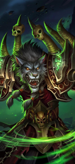 World Of Warcraft Worgen Warlock iPhone Xs