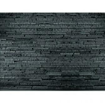 Charcoal Grey Slate Stone Effect Wallpaper Mural