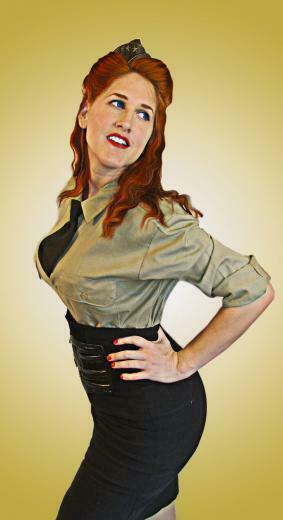 Military Pin Up By Courtenei