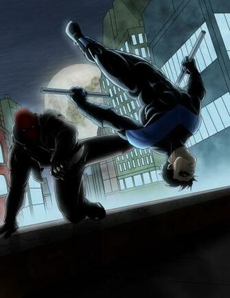 Red Hood Vs Nightwing By Jwientjes