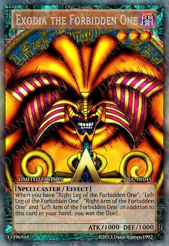 Exodia The Forbidden One Wallpaper En