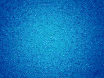 Blue Water Drops Wallpaper