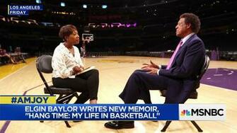 Elgin Baylor On Statue New Book Hang Time