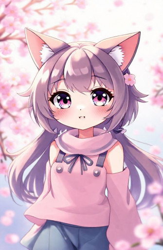 Anime Cat Girl Wallpaper