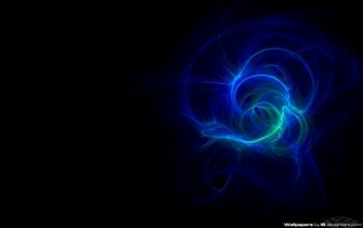 Abstract Blue Electric Wallpaper Desktop Background