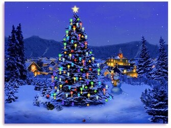 Holiday Christmas Desktop Wallpaper Tree