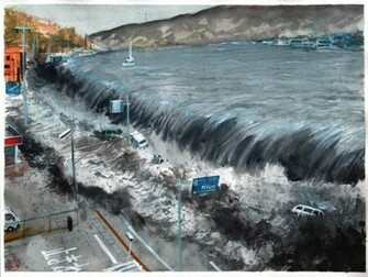 Tsunami Wallpaper