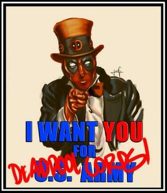 Want You For Deadpool Corps By Lucascordda