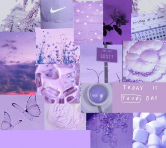 Pin En Lavender Collage Wallpaper