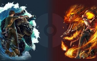 Charizard Vs Blastoise Wallpaper HD