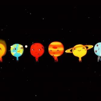 Funny Solar System Planets Personified
