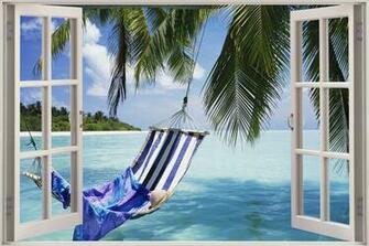 Ocean Beach Wall Stickers Film Art Decal Wallpaper