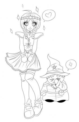 Princess Kenny Lineart By Crestforte