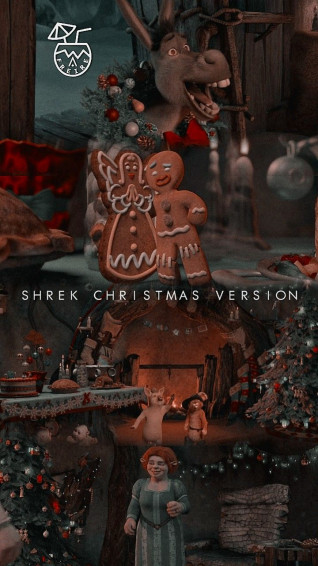 Festive Shrek Lockscreen Wallpaper