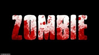 Wallpaper Splatter Blood Zombie Monitor Image
