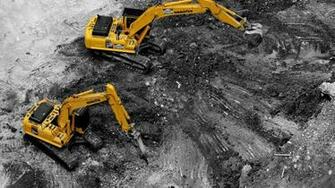 Excavator Wallpaper HD Background