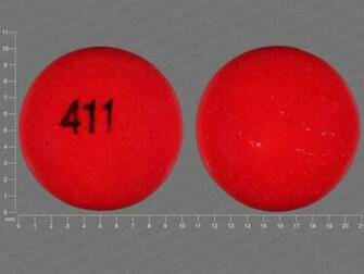 Pill Image Red Round