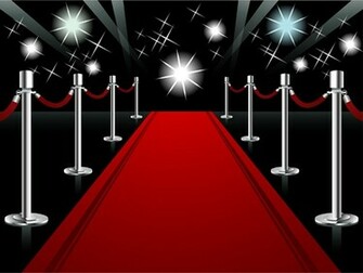 Ornate Red Carpet Background Vector Material Background
