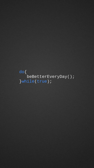 iPhone X Programming Wallpaper