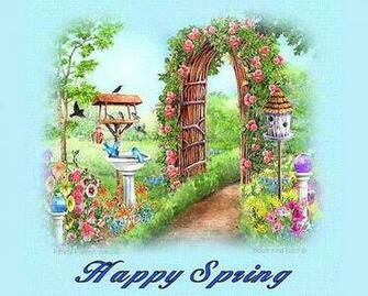 Feliz Primavera Fondo De Pantalla