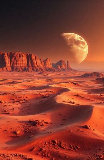 Mars Surface Wallpaper