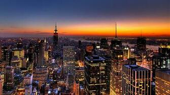 New York City Night Back To Wallpaper Home