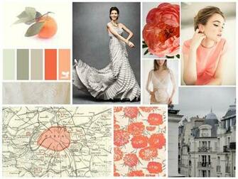 Parisien Romance Inspiration For A Dove Grey Peach Wedding