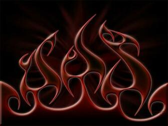 Red And Black Flames Wallpaper