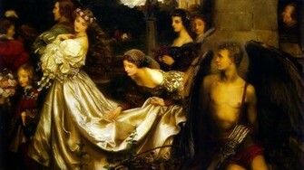 Pre Raphaelite Wallpaper