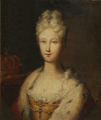 File Queen Elisabeth Farnese Of Spain With The Spanish Royal Crown In