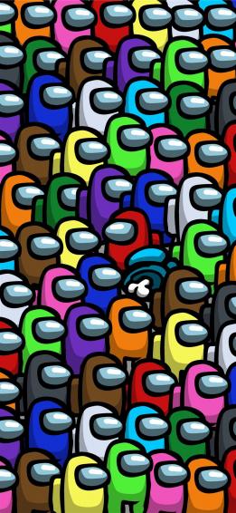 Among Us I Made Phone iPhone Wallpaper