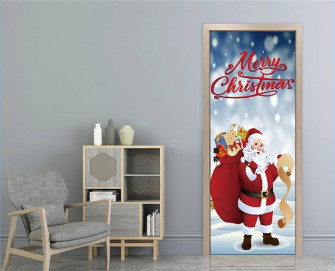 Amazon Artfanke 3d Xmas Snowman Door Sticker Peel And Stick
