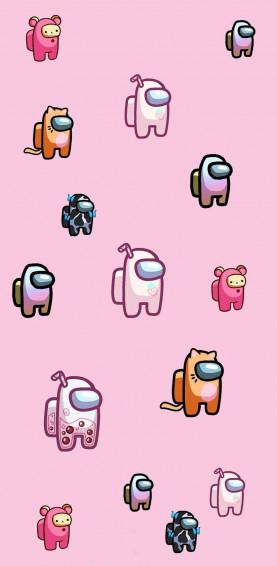 Cute Among Us Wallpaper