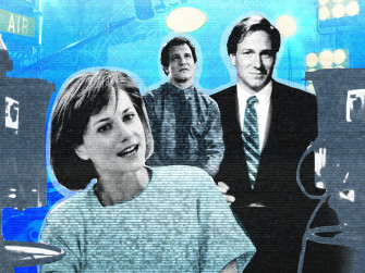Holly Hunter Albert Brooks William Hurt Broadcast News Wallpaper