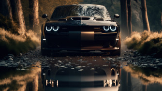 Black Dodge Challenger 1440p Resolution HD 4k Wallpaper Image Photos