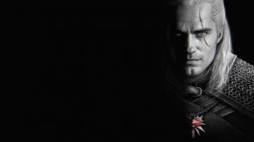 The Witcher Henry Cavill Black White Yennefer Wallpaper 4k