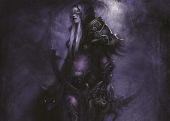 World Of Warcraft Wow Hearthstone Girl Forsaken Elf Archer Bow