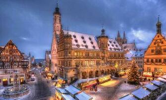 Christmas Market In Rothenburg Ob Der Tauber Tourismus